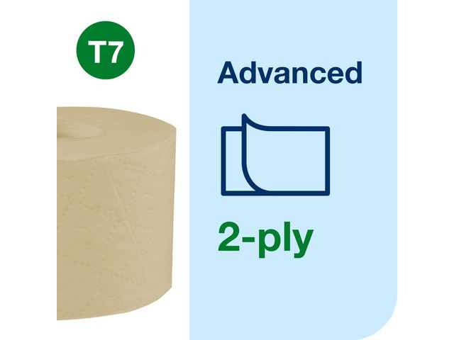 Toalettpapper TORK Adv T7 natur 24/fp